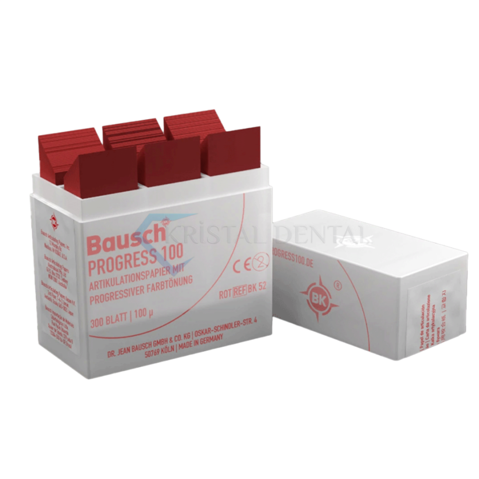 Bausch 100 Mikron Artikülasyon Kağıdı (Kırmızı-Düz Form)