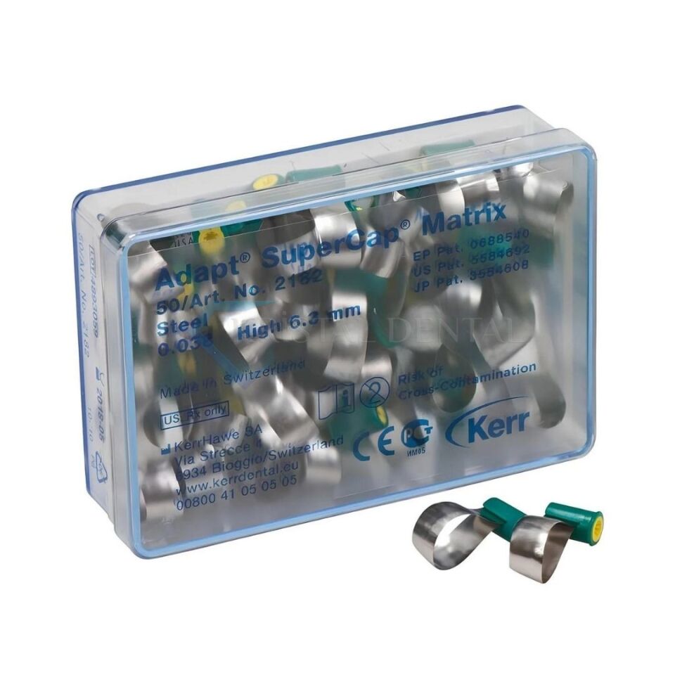 Kerr Supercap Otomatriks Bandı Yeşil - 0.038mm / 6.3mm