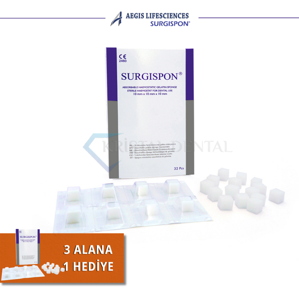 Surgispon Kanama Durdurucu Sünger - 1Ox10x10