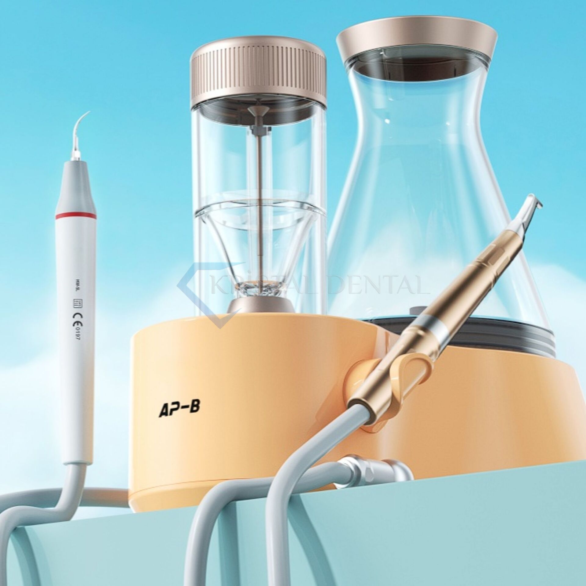 Woodpecker AP-B Dental Kavitron ve AirFlow Cihazı