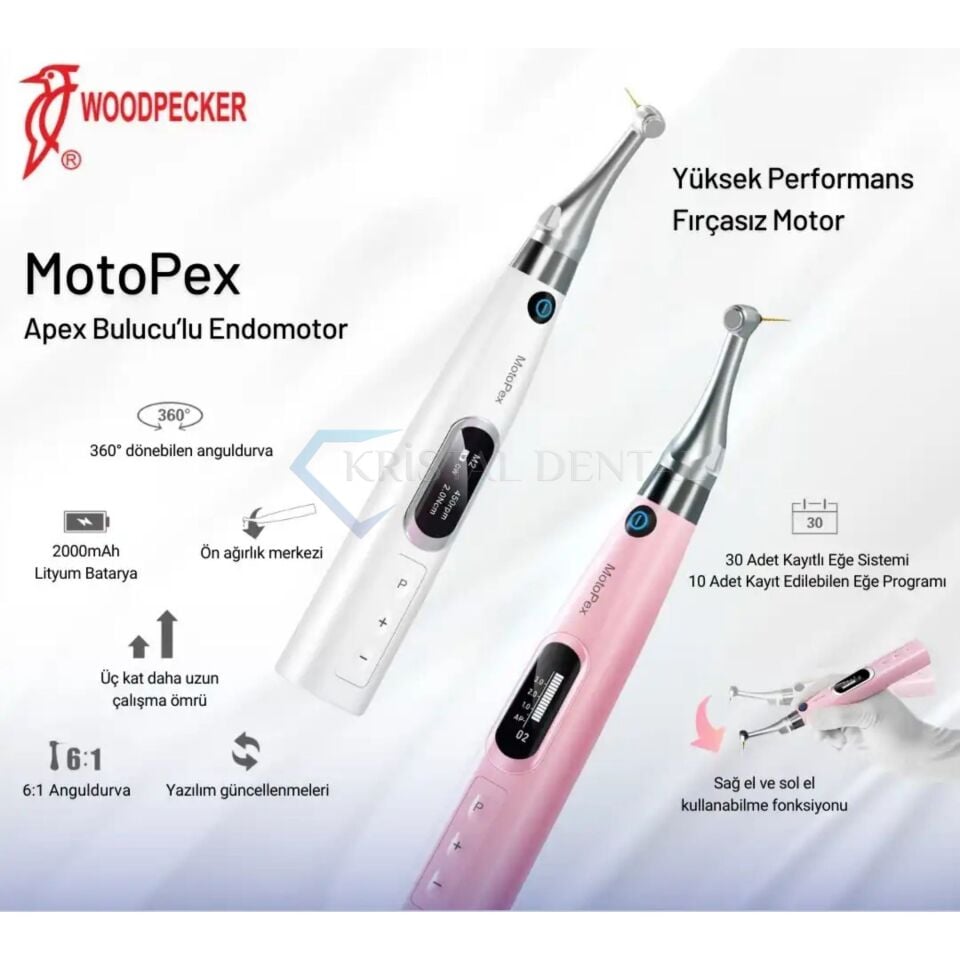 Woodpecker Motopex Endomotor ve Apex Bulucu