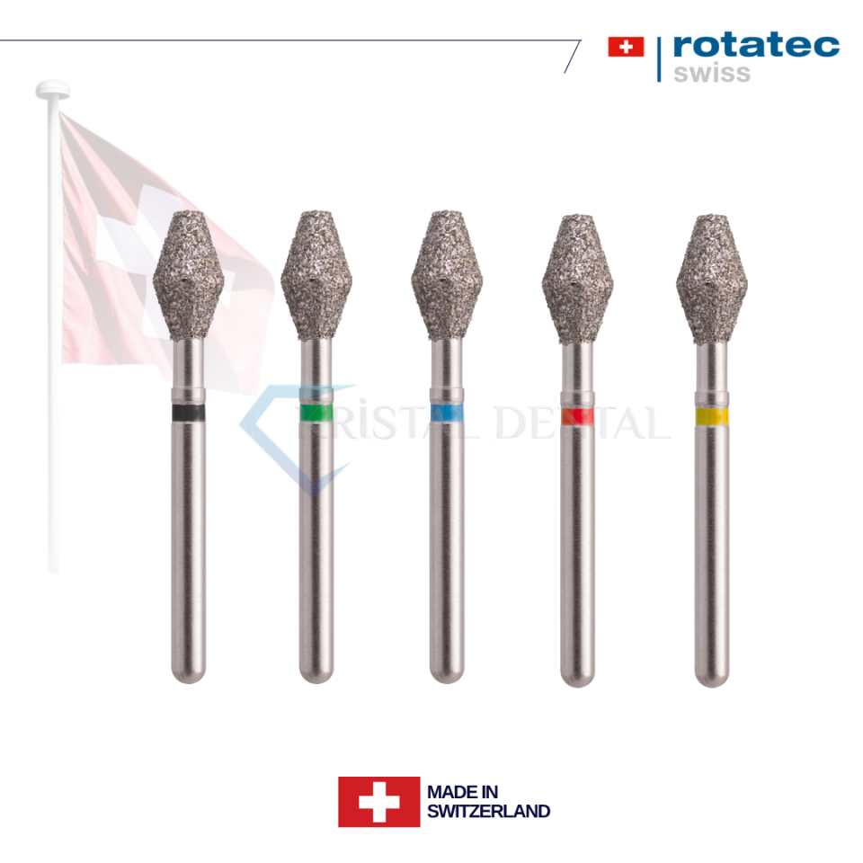 Rotatec Swiss Elmas Frez Barrel - 039/811