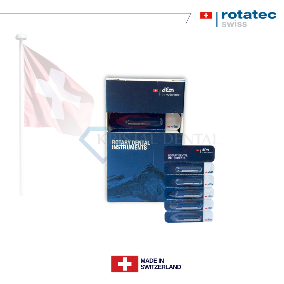 Rotatec Swiss Elmas Frez Düz Uçlu Silindir - 110/836