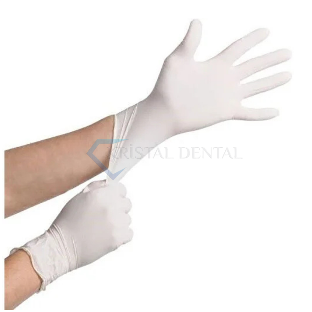 Pudralı Latex Muayene Eldiveni