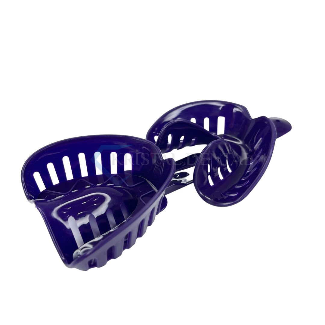 Plastik Ölçü Kaşığı Alt/Üst Takım Mor