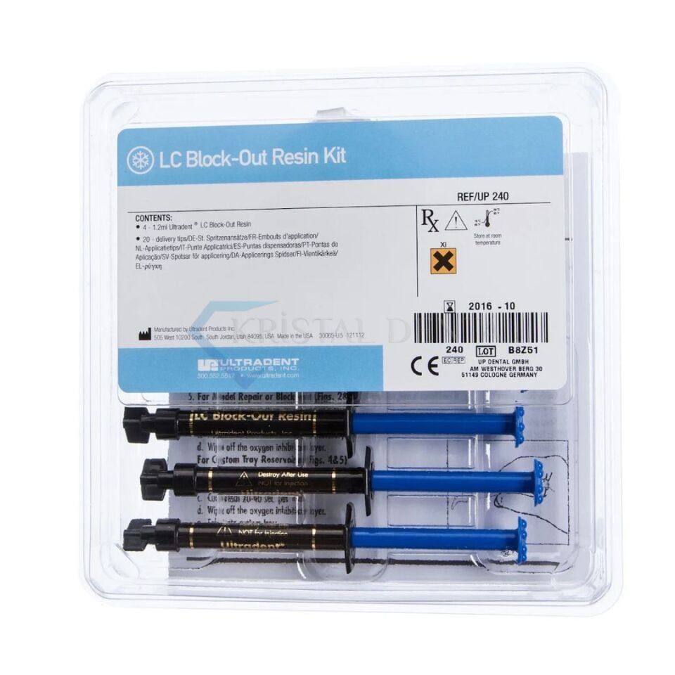 Ultradent LC Block-Out Blokaj Rezin Kit  4x1.2ml + Uçlar