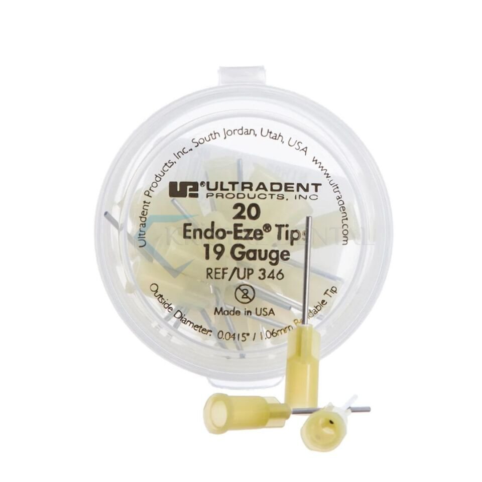 Ultradent Endo Eze Irrigatör İrrigasyon İğnesi 20 Adet 19 ga