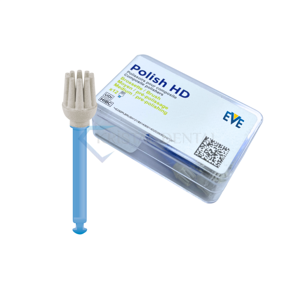 Eve Polish HD Kompozit Parlatıcı 12'li - Brush Medium By Itena