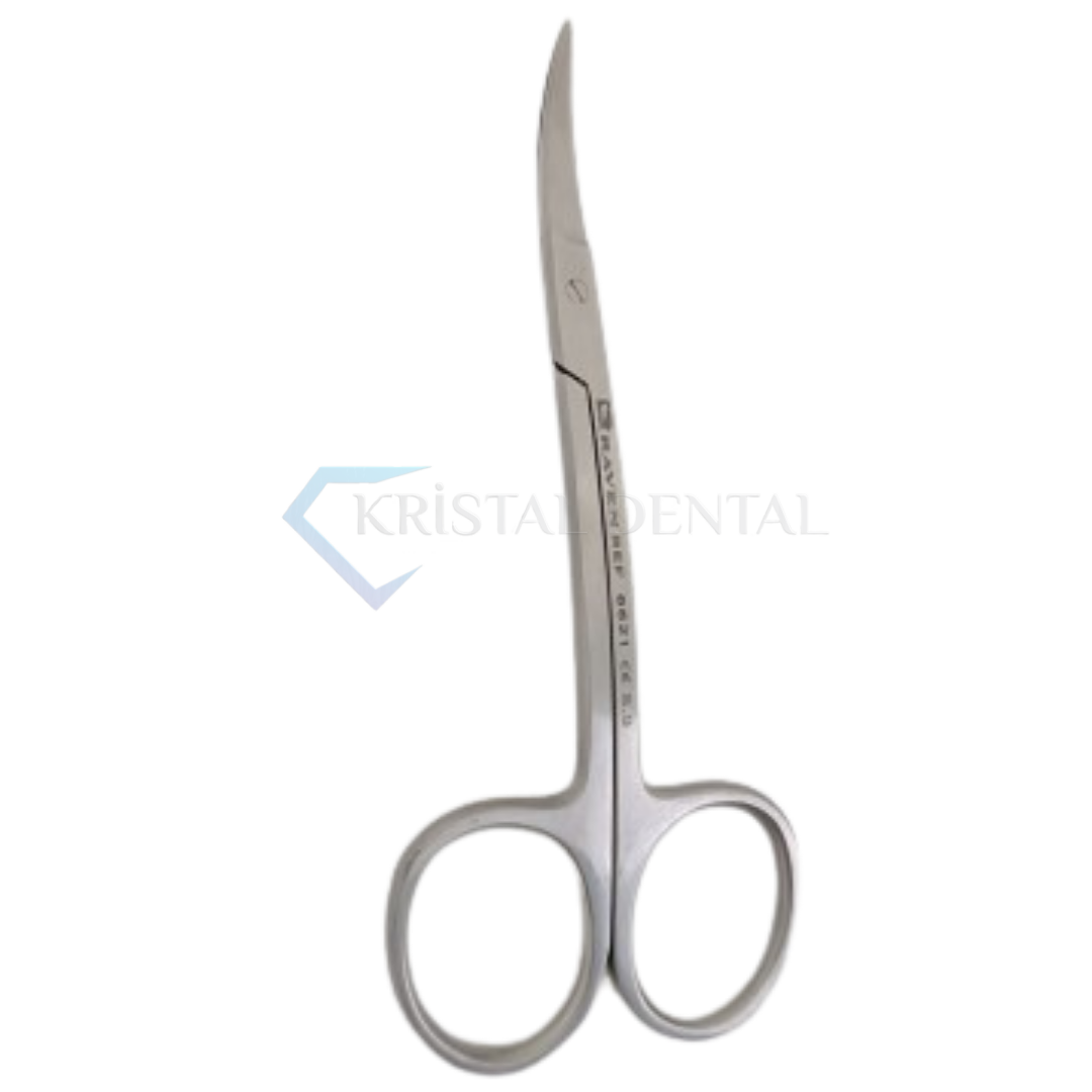 Çift Eğimli Tırtıklı Makas / Lagrange Double Curved 115 mm