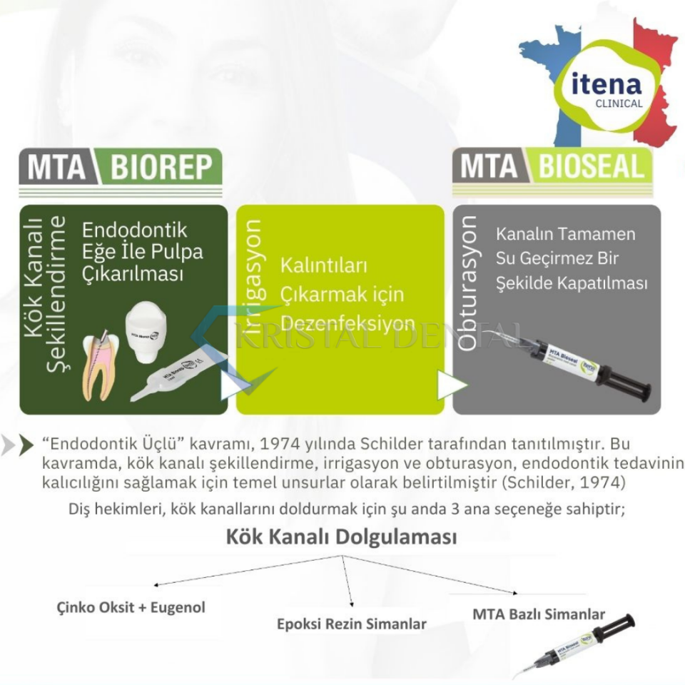 İtena MTA Bioseal Biyoseramik Esaslı Kanal Dolgu Patı