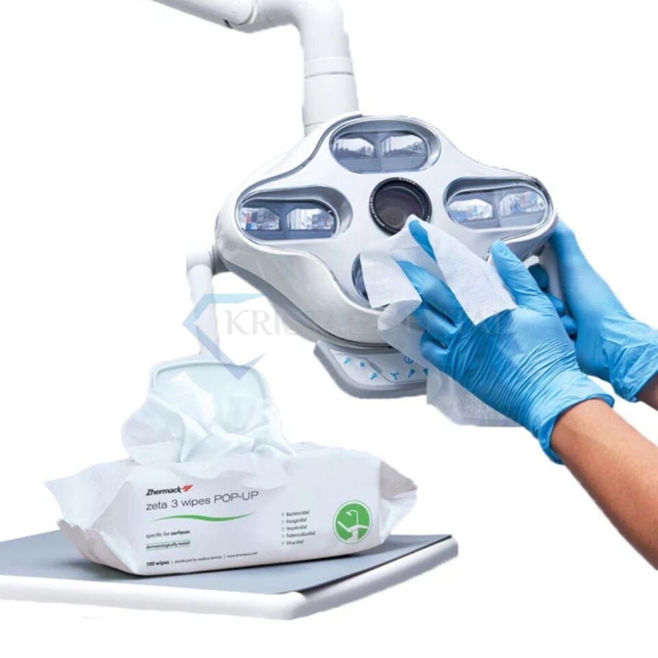 Zhermack Zeta 3 Wipes - Dezenfektanlı Temizleme Mendili