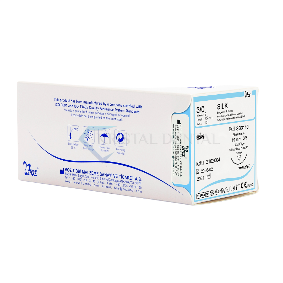 Boz İpek/Silk Emilemeyen Sütur