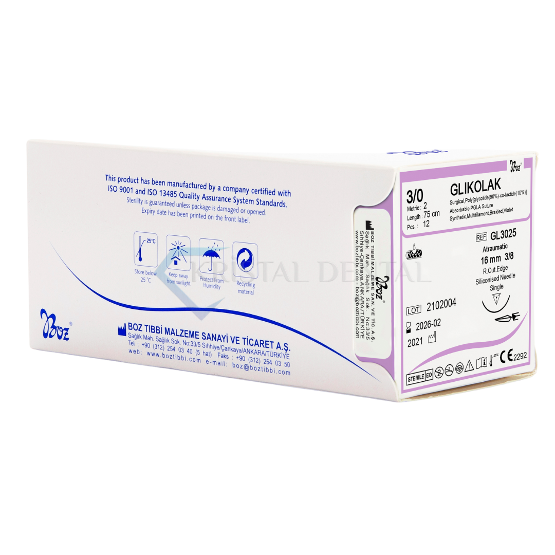 Boz Glikolak Emilebilir Sütur