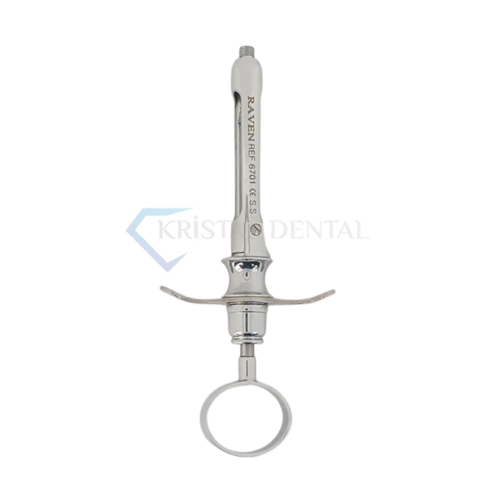Manuel Katlanabilir Karpul Şırıngası / Syringe Folding 1,8 mm Catridge