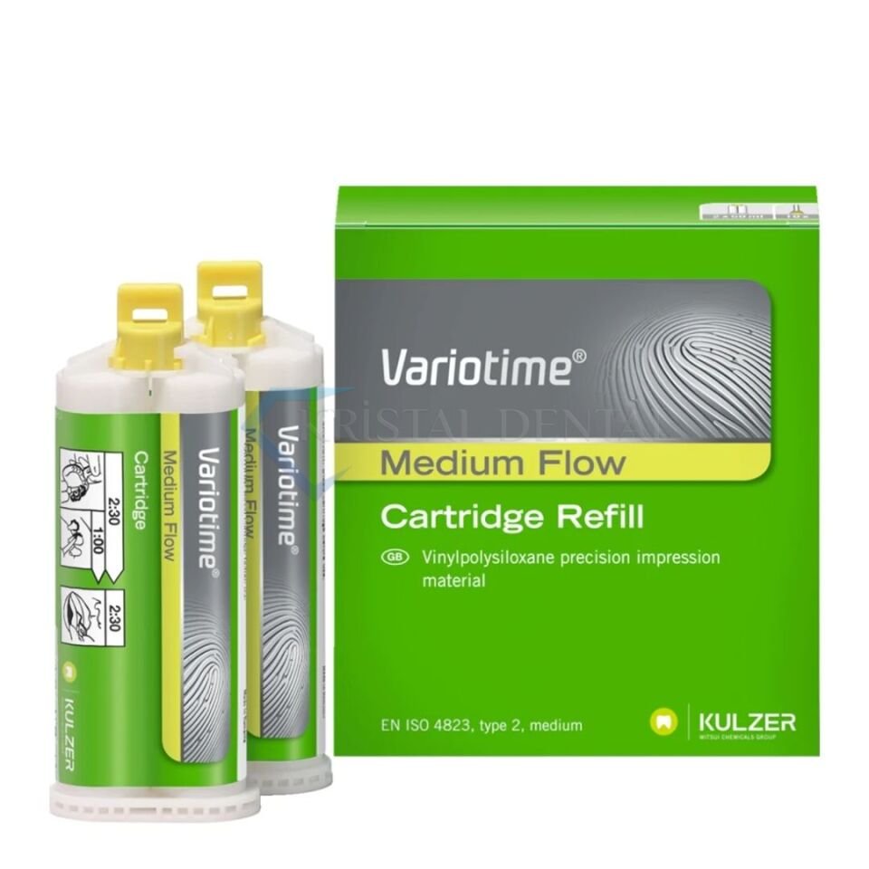 Kulzer Variotime Medium Flow A Silikon II. Ölçü Kartuş