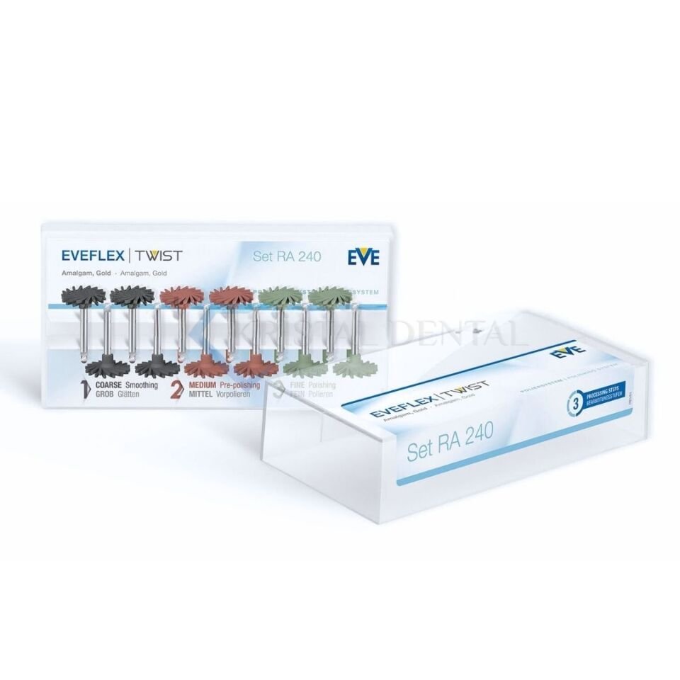 Eve Eveflex Twist Metal ve Amalgam Cila Lastik Seti - RA240