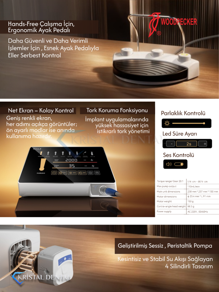 Woodpecker Drive-x Fizyodispenser