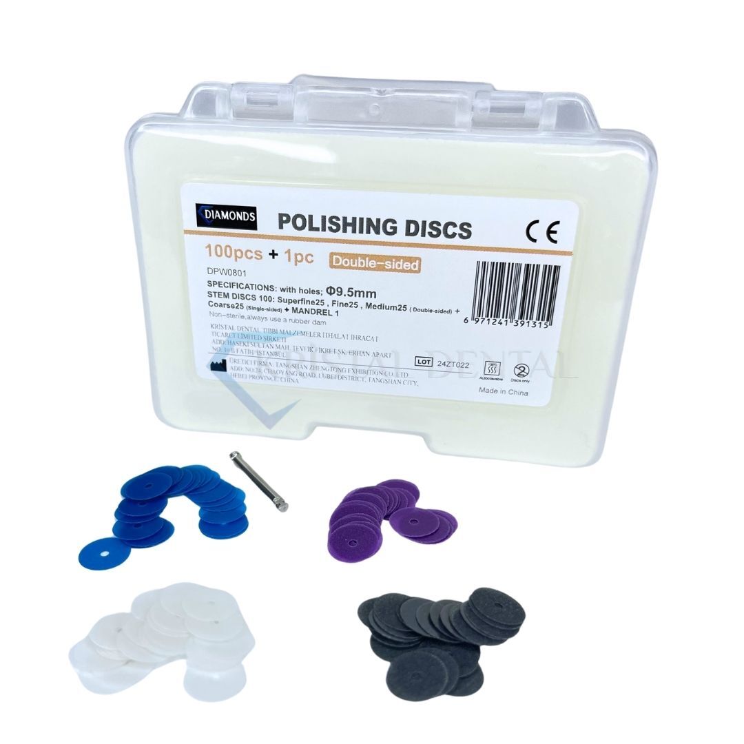 Diamonds Çift Taraflı Parlatma Disk Seti 100'lü