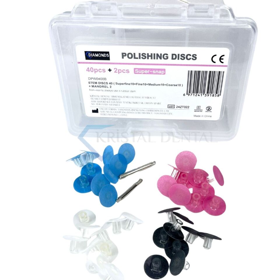Diamonds Tek Taraflı Super Snap Parlatma Disk Seti