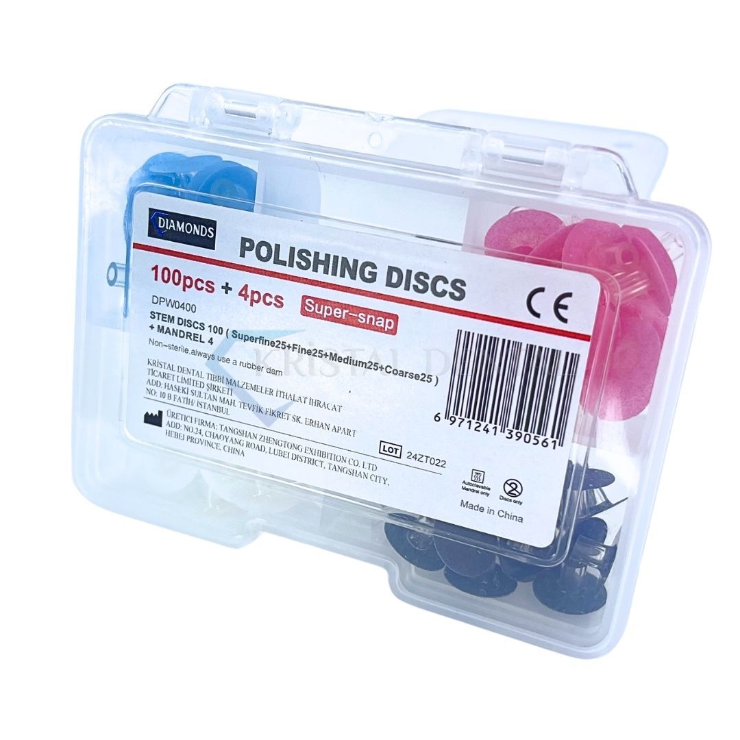 Diamonds Tek Taraflı Super Snap Parlatma Disk Seti