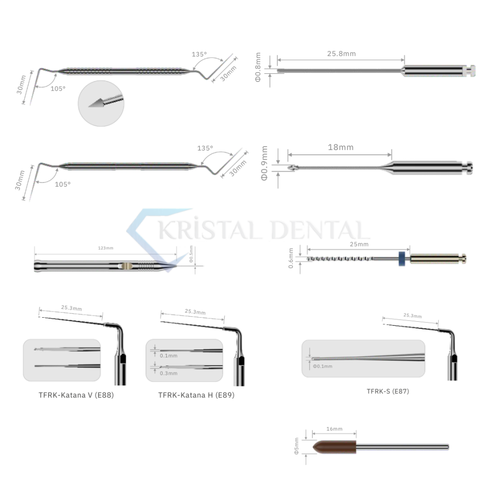 Woodpecker Kırık Kanal Eğesi Çıkarma Seti TRFK KİT