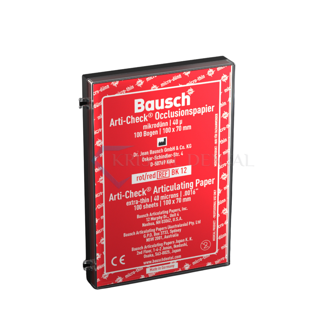 Bausch 40 Mikron Artikülasyon Kağıdı (Kırmızı-Yaprak Form)