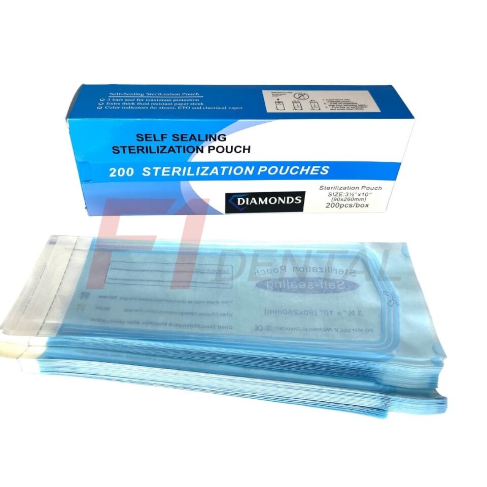 Diamonds Kendinden Sızdırmaz Sterilizasyon Poşeti