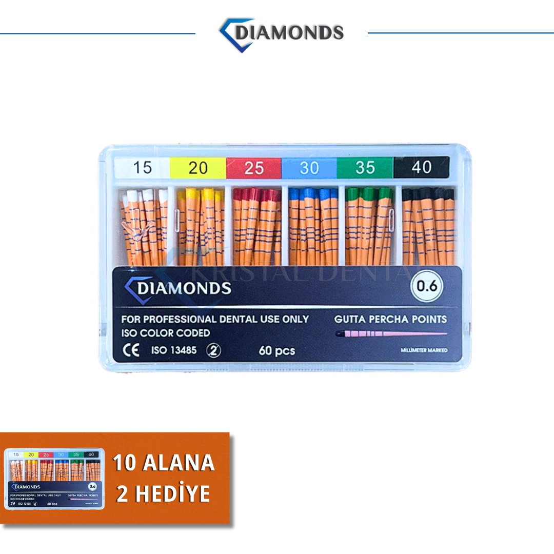 Diamonds Gutta Percha Açılı