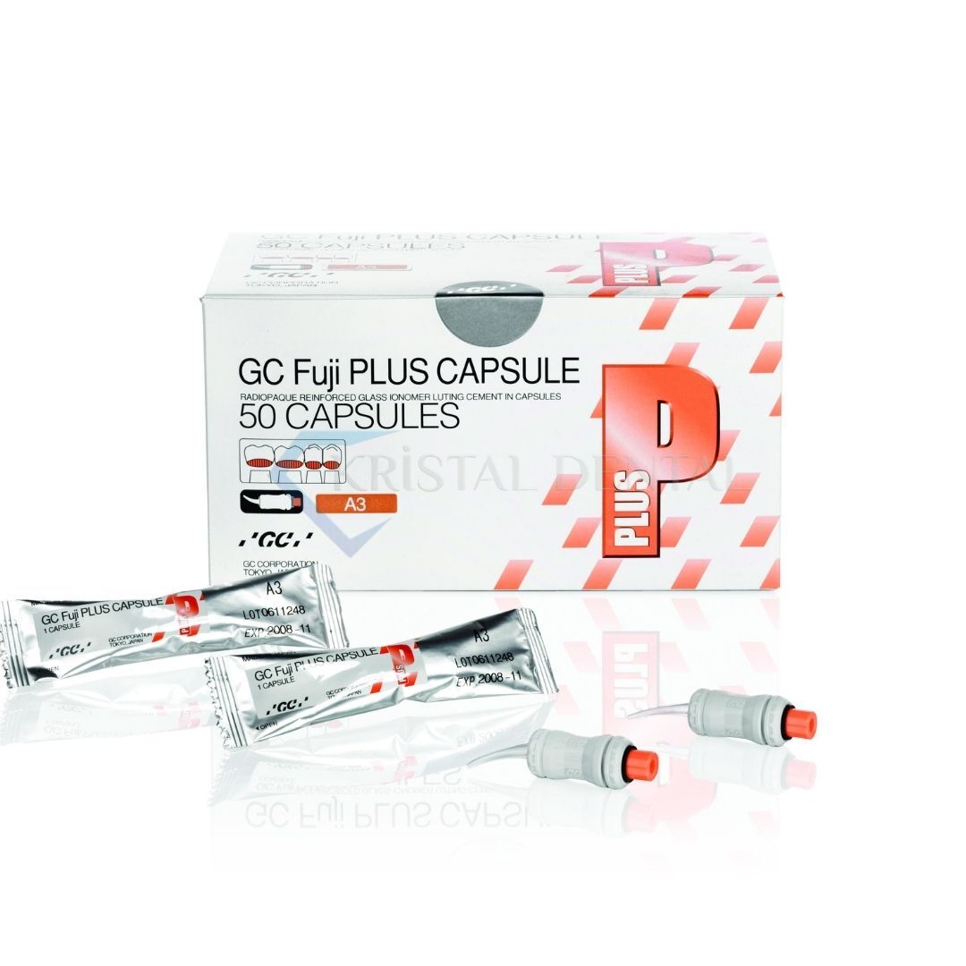 GC Fuji Plus 50 Kapsül - Rezin Modifiye Cam İonomer Yapıştırma Simanı