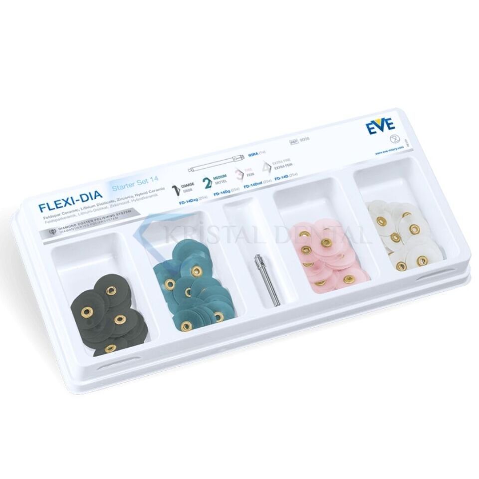 Eve Flexi-Dia Zirkonyum Bitim Cila Seti 14mm