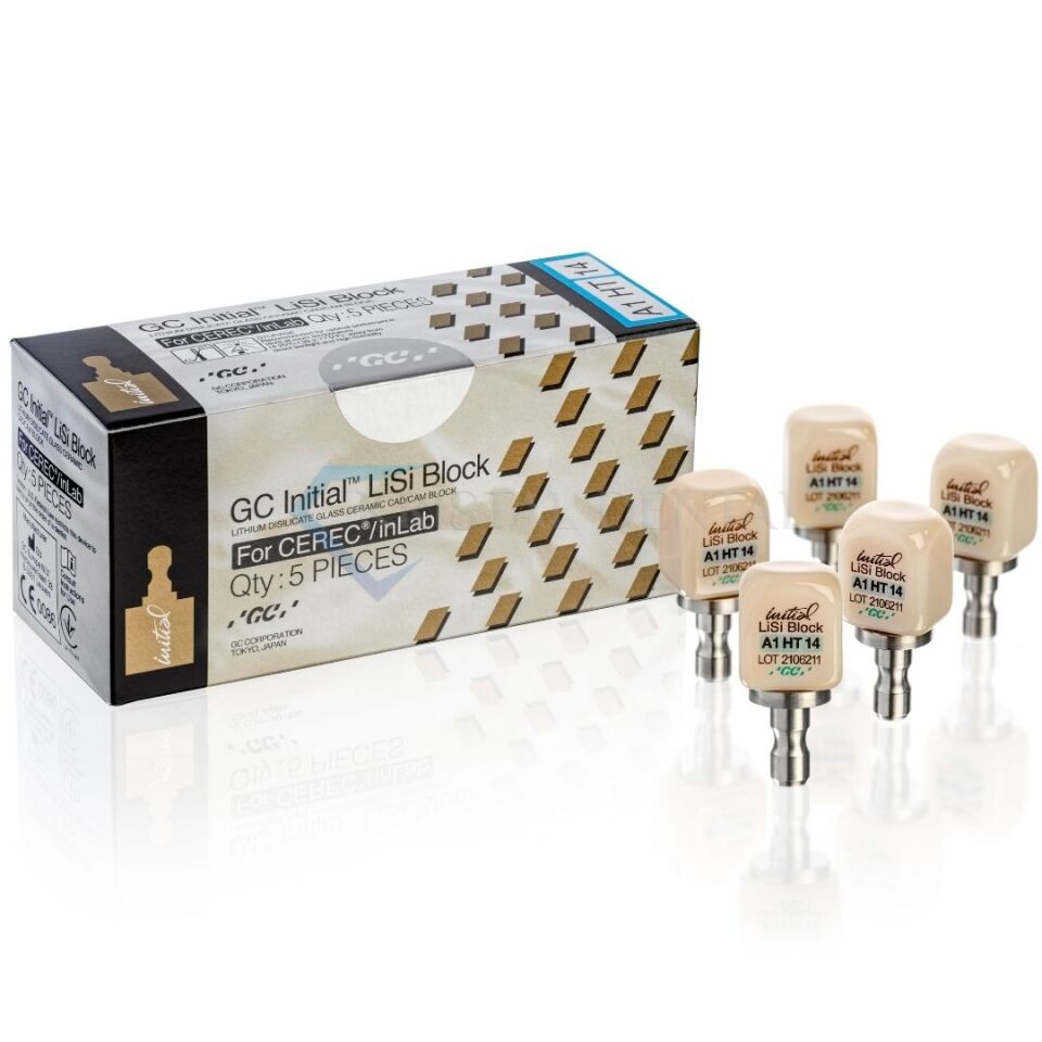 GC İnitial Lisi Block 5 pcs. 14'lük  - Lityum Disilikat CAD/CAM Blok