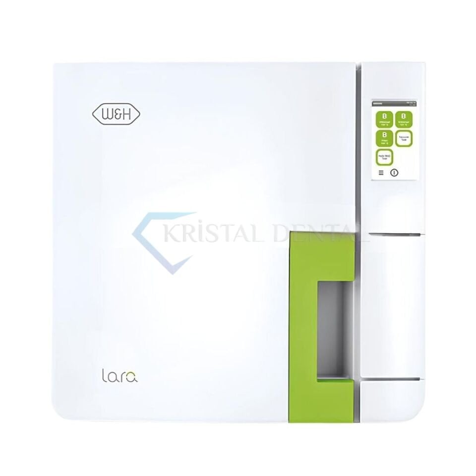 W&H Otoklav Lara 22 - 22 Litre Hazne - Çevrilebilir Kafes - 3 Alüminyum Tepsi - SET