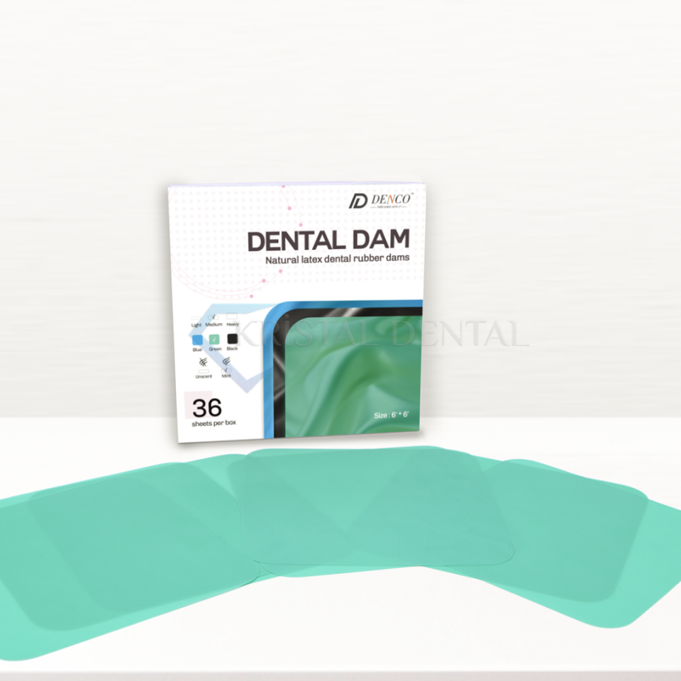 Denco Natural Latex Rubber Dam 6''X6''