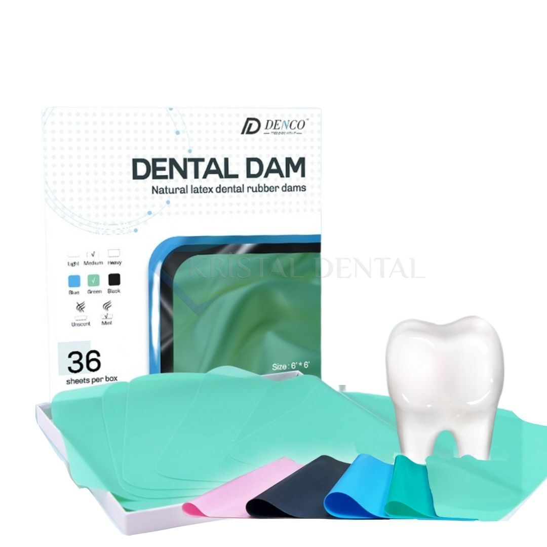 Denco Natural Latex Rubber Dam 6''X6''
