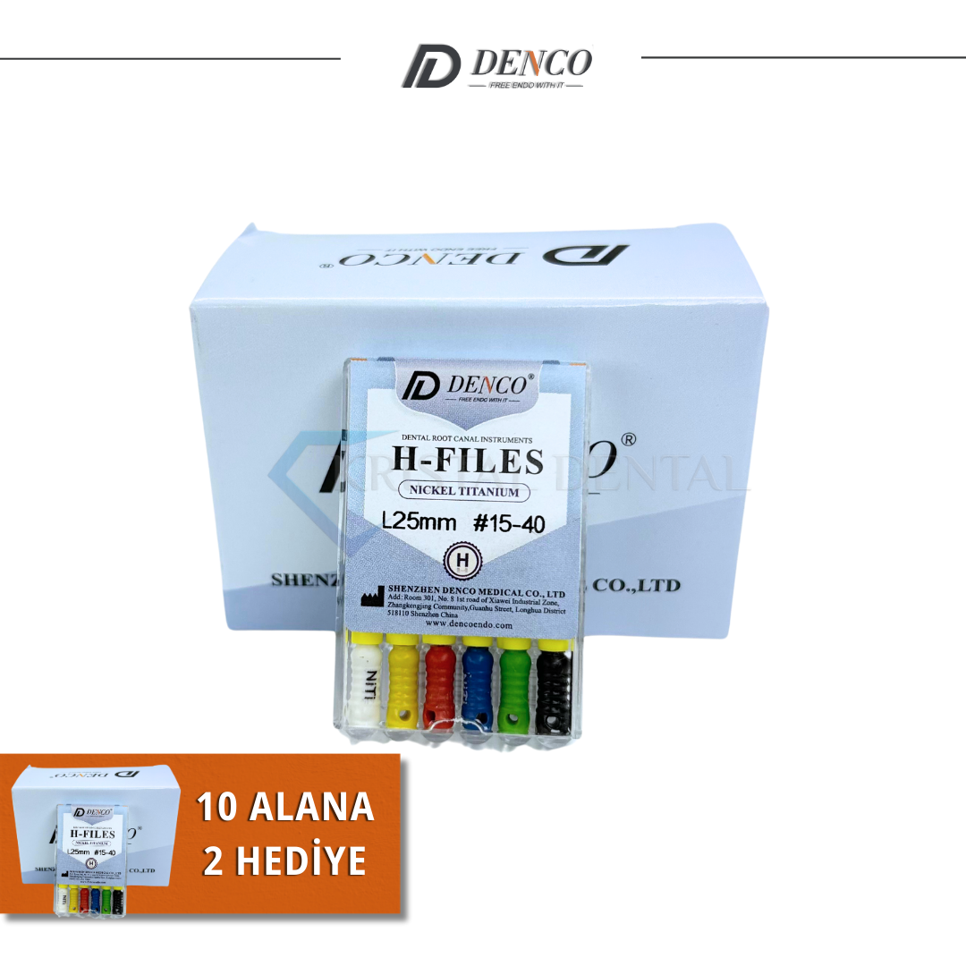 Denco Nİ-Tİ H-Files El Eğesi