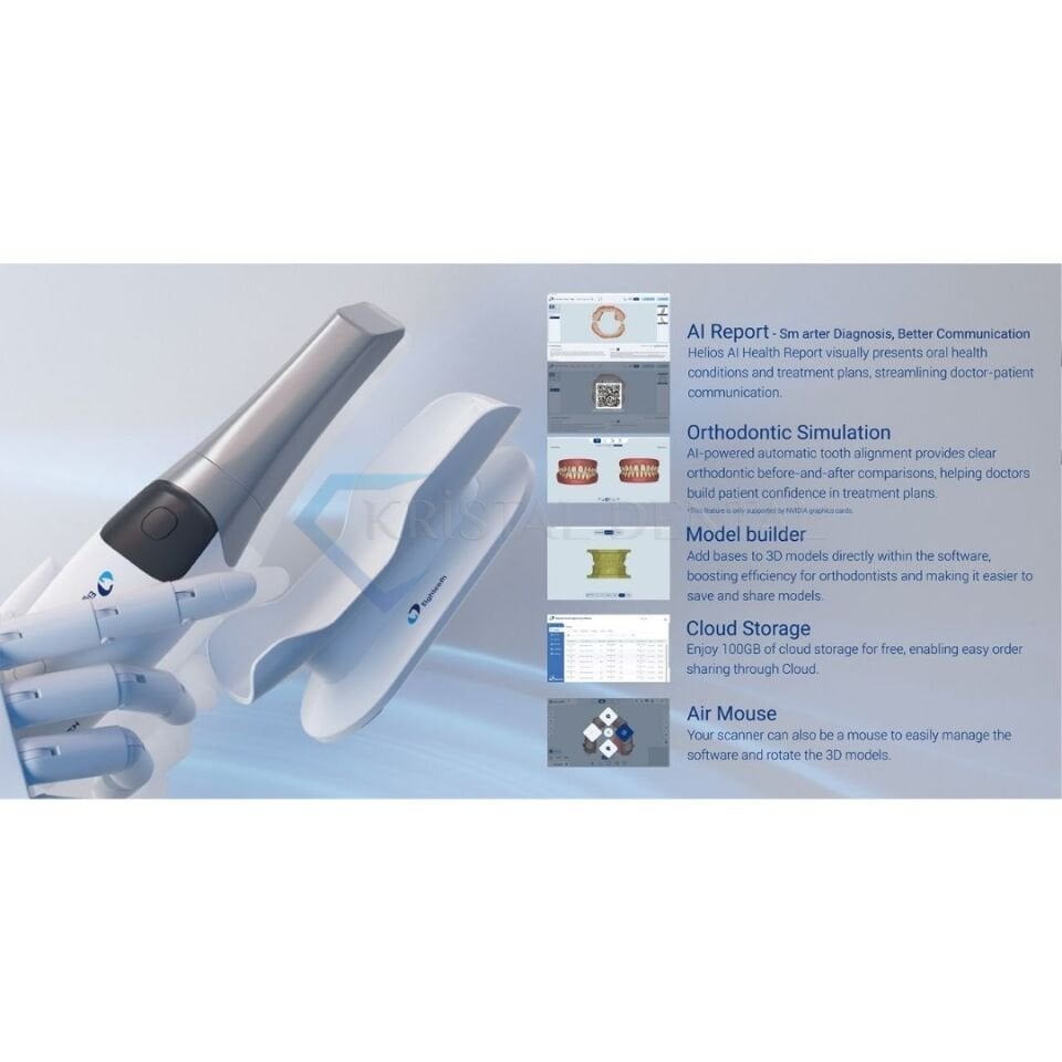 Eighteeth Helios 500 Renkli Ağız İçi Tarayıcı