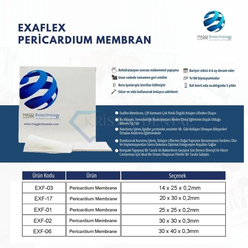 Maggi Exaflex Pericardium Membran