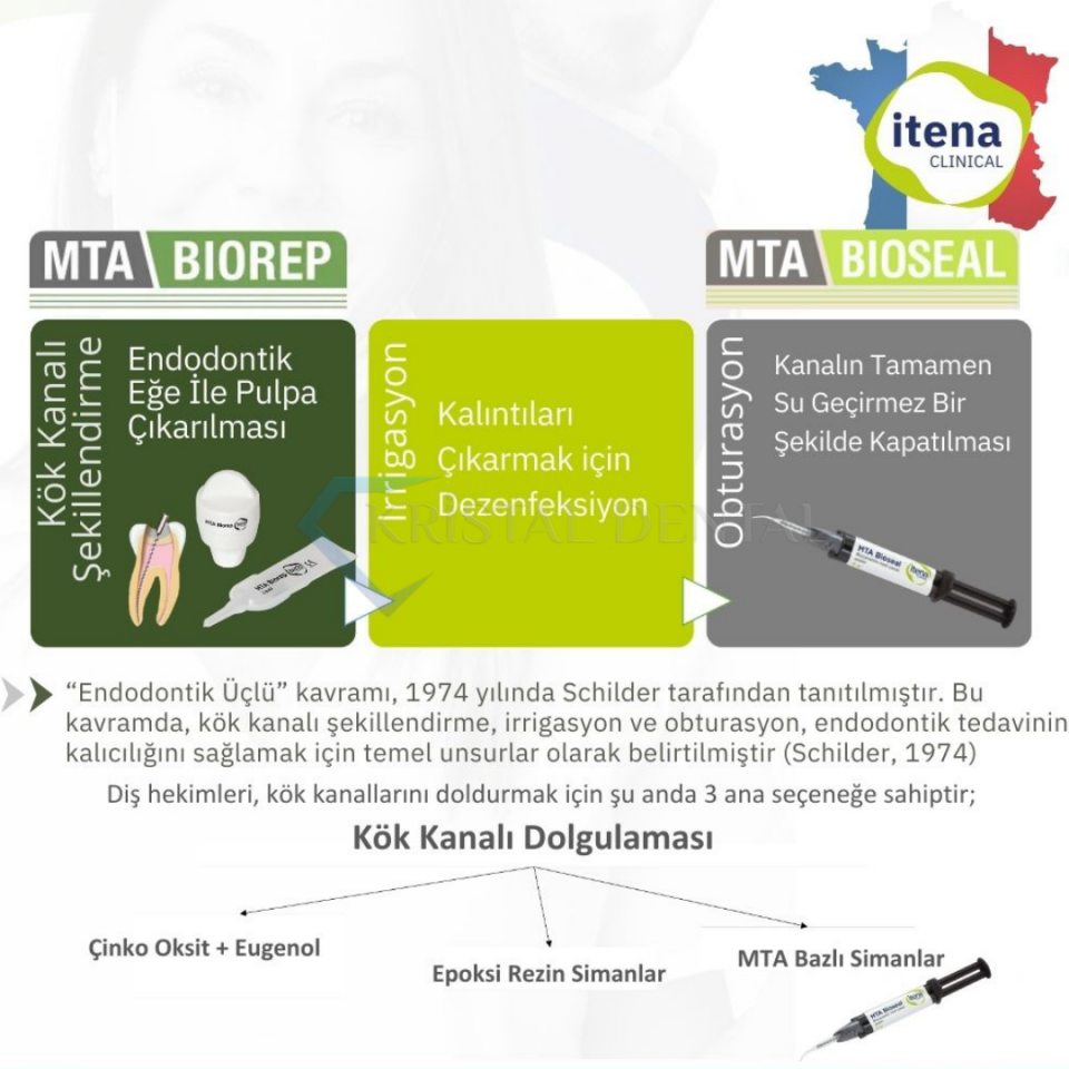 İtena MTA Bioseal Biyoseramik Esaslı Kanal Dolgu Patı