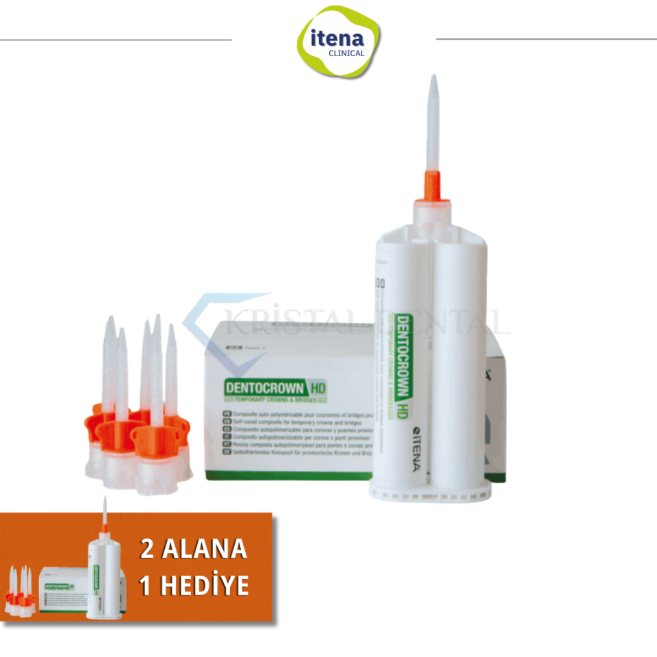 İtena Dentocrown HD Geçici Restorasyon Materyali